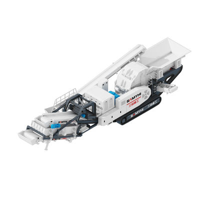 Taşımal endüstri için taşınabilir sürünen mobil kırıcı 100-200 t/h